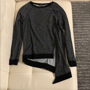 [SOLD] Rue 21 Dark Grey & Black Sweatshirt Medium